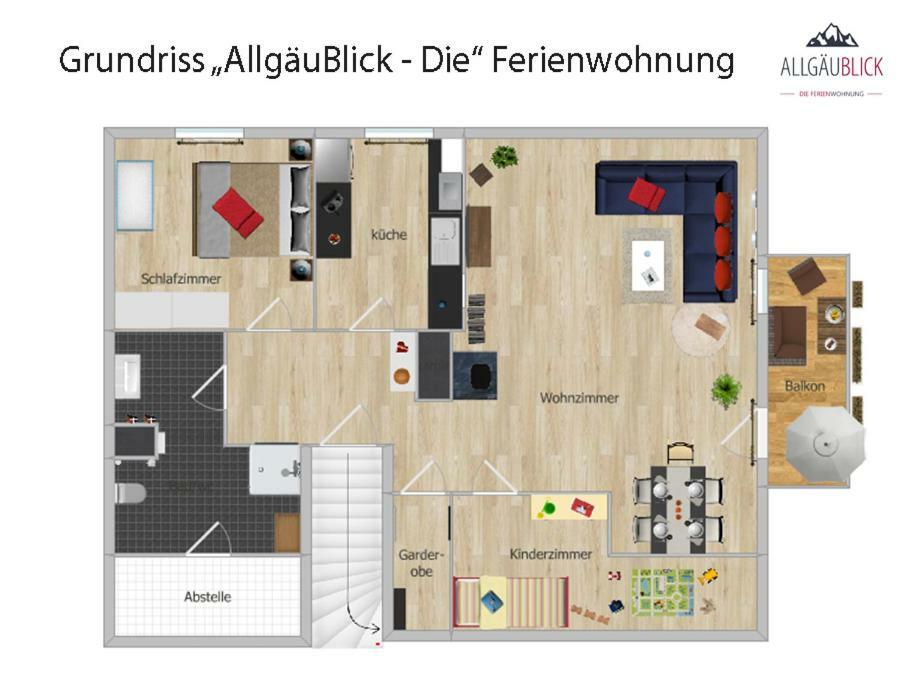 AllgäuBlick - Die Ferienwohnung Sonthofen Exterior foto